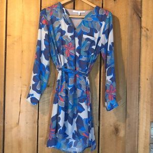 Long sleeved floral dress